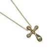 TIFFANY&Co. Small Cross Necklace K18 Yellow Gold 4g Women Used