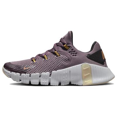 Free Metcon 4 Premium Purple Smoke Women Sneakers Dark-Smoke-Grey Metallic-Gold Metallic-Copper DQ4678-500