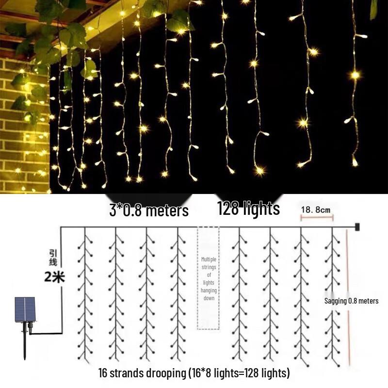 

LED Christmas Icicle Lights