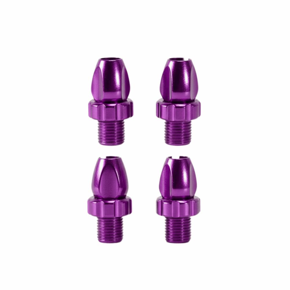 4PCS Aluminum Alloy Bike Brake Lever Adjuster Screws  Bicycle Brake Lever Screws Replacement Parts фиолетовый