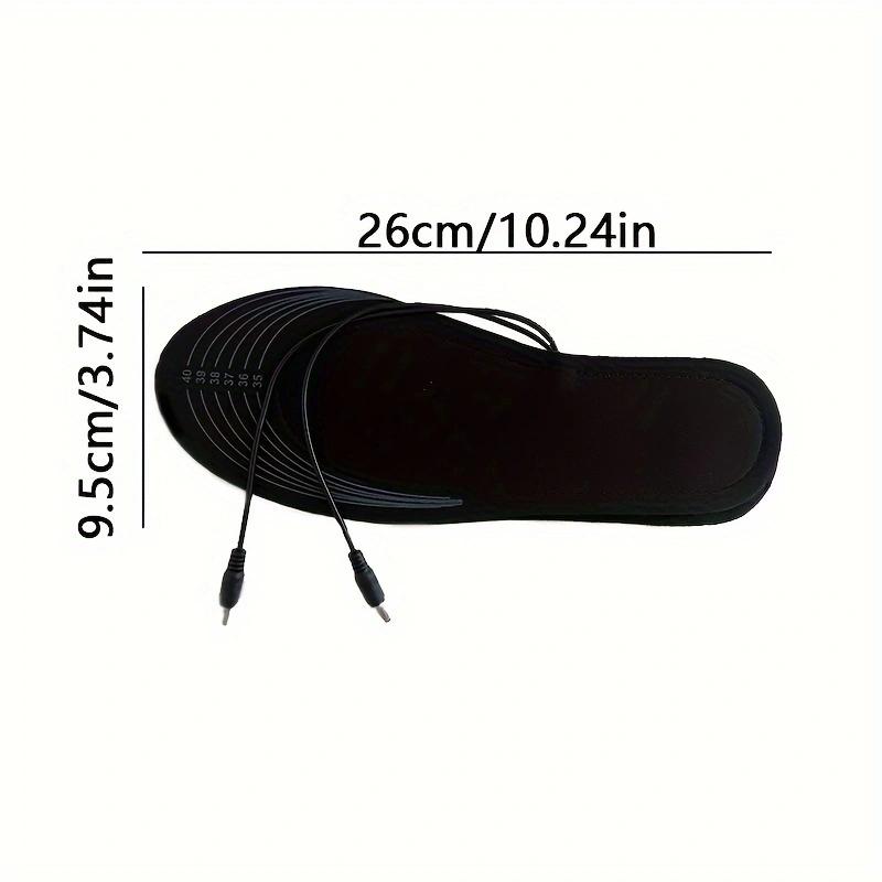 USB Heated Shoe Insoles Feet Warm Sock Pad Mat Electrically Heating Insoles Warm Thermal Insoles Unisex