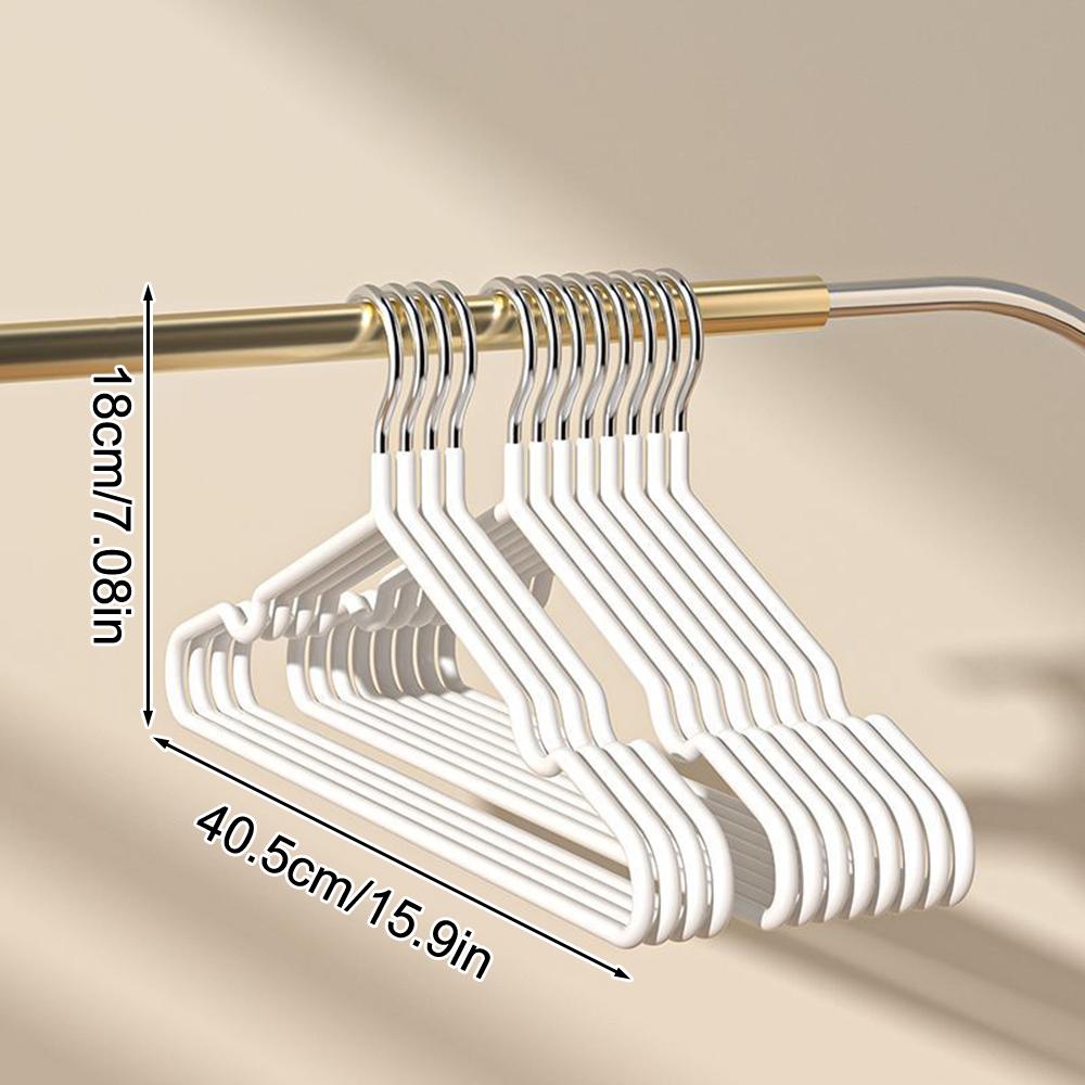 Non Slip Drying Hangers Non Marking Clothes Hangers for Home Use Metal Thick Clothes Hangers Storage Bedrooms Wardrobes Adult