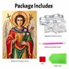 DIY 3D Pearl Diamond Painting Art Set Archangel Religious Home Decor Art Set Wall Art