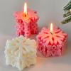Weihnachten Silikonform Ornamentformen Schneeflocke Säulenkerzenformen Gießform Epoxidharzformen Bastelbedarf