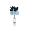 Acrylic Heart Lung Brain Kidney Retractable Pull Badge Reel For Nurse Doctor Id Lanyard Name Tag Key Ring Chain Clips Hospital