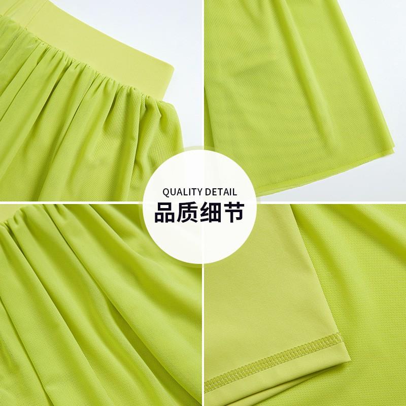 Womens A-Line Pleated Tennis Skort With Built-in Shorts Quick-Dry Sport Skirt Yoga Running Gym Workout