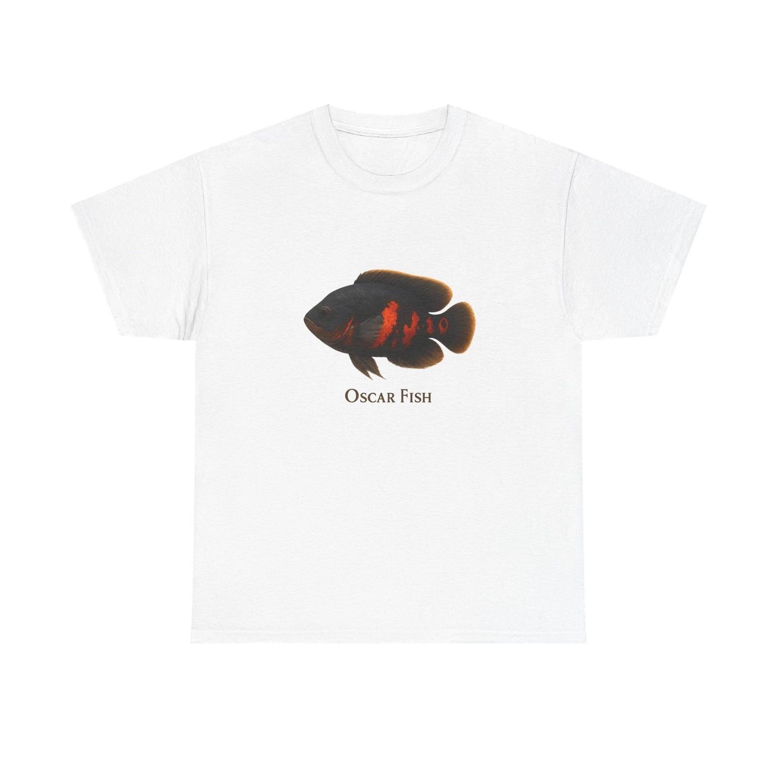 

Unisex Adult T Shirt Oscar Fish Vibrant Cichlid Art 4XL