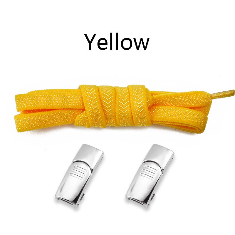 New Magnetic Buckle Lock Shoelaces Without ties Flat Elastic Laces Sneakers Kids Adult No Tie Shoe laces for Shoes Accessories