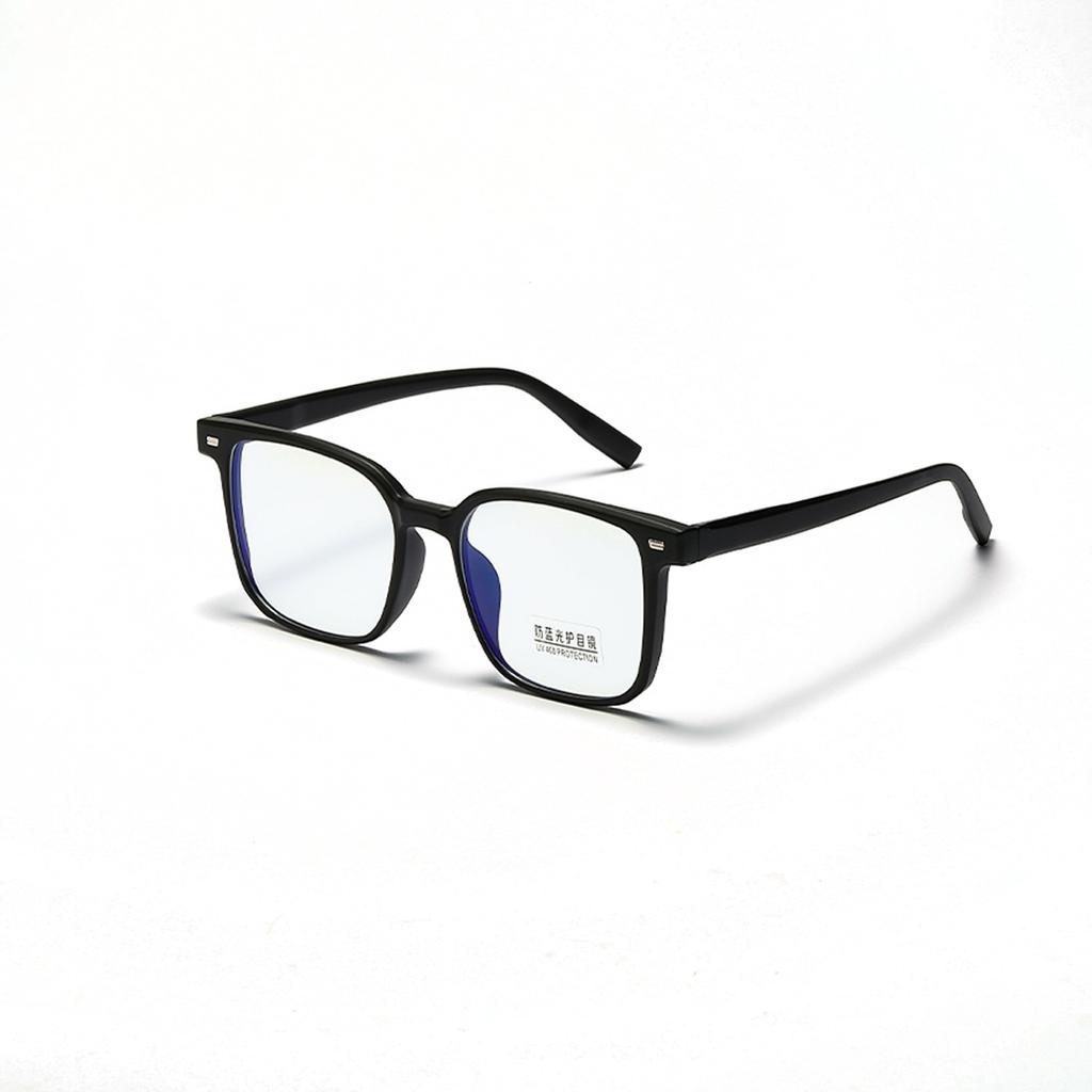 Candy Colored Glasses Square Literary Temperament Plain Mirror Women'S Square Frame Glasses Frame Men'S Flat Mirror