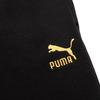 Puma Logo Print Solid Joggers Men Bottoms Black 539912-01
