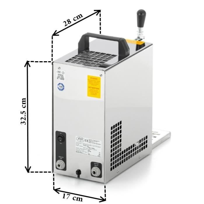 Beer Dispenser - ICH-ZAPFE.DE - PYGMY 25/K - 35 Liters/h - Green Line - Modern Design