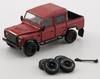 Creations Land Rover Defender 110 16 Pickup Orange Scale 64B0267 B-M (RHD) 1/64