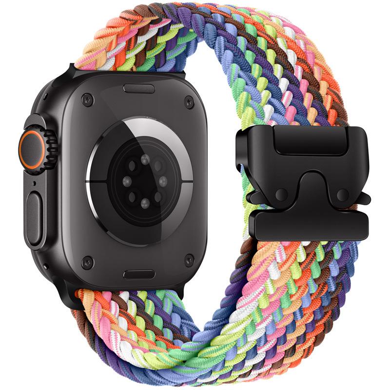 Apple Watch Parachute Buckle Nylon Braided Loop Strap