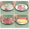 50/100pcs Reusable Disposable Food Cover Plastic Wrap Durable Elastic Food Lids Bowl Elastic Plate Covers Kitchen Food Saver Bag