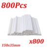 100-1000Pcs White Paper Lollipop Sticks Solid Core Cake Pop Stick For Kitchen Baking Bar Home Party Diy Chocolate Sugar Candy