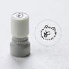 Cartoon Dog Self Inking Stamp Portable DIY Cards Envelopes Scrapbooking Pre-Inked Decorative Puppy Stamper Birthday