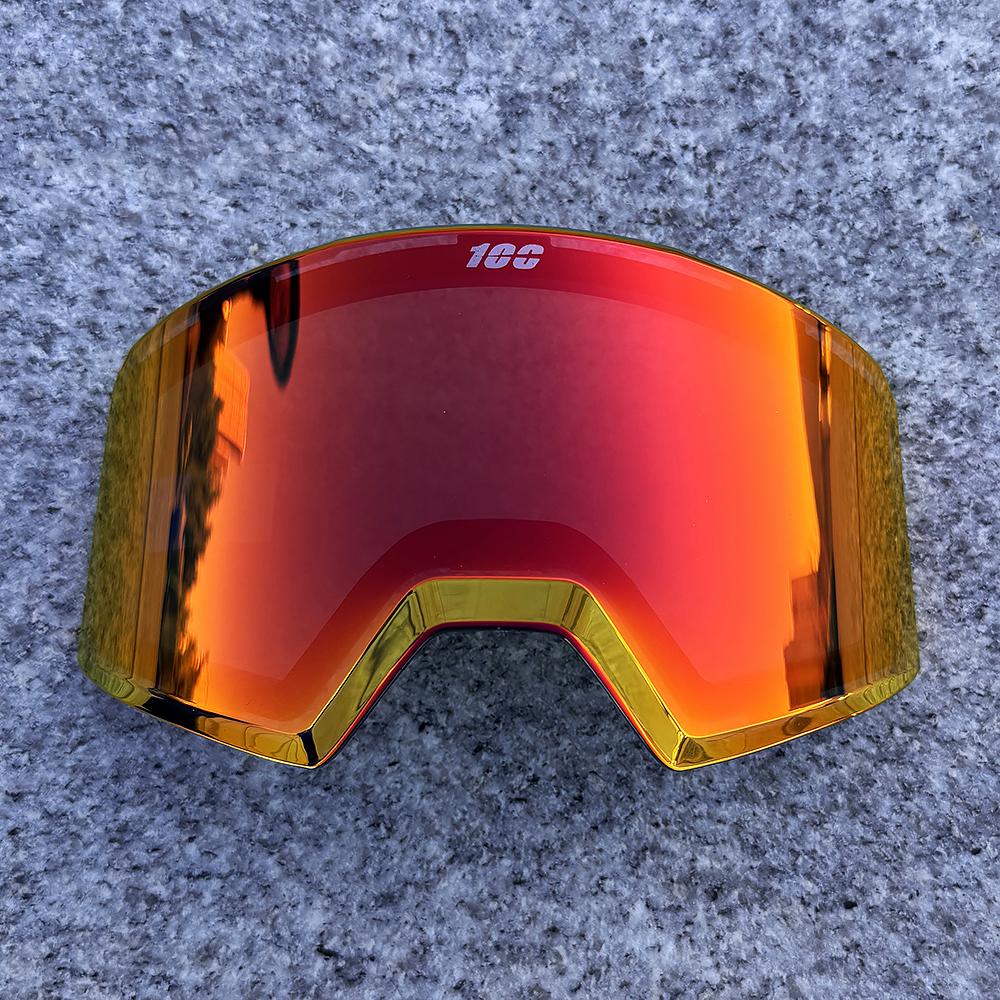 Magnetické lyžařské brýle Dvouvrstvé HD sklo Lyžování Proti zamlžování UV400 Snowboardové brýle Muži Ženy Lyžařské brýle Ochranné brýle