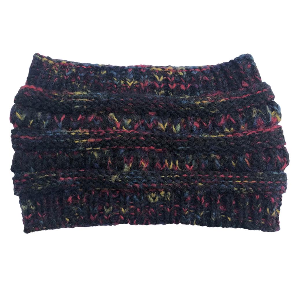 New Womens Girls Knitted Headband Hair Band Ski Hat Winter Warm