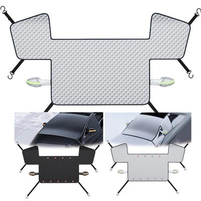 Capa Meia-Carro UGSHY com Proteção Solar, Capuz para Para-brisa, Janela Dianteira, Tecido para Carro Anti-geada, Protetor Dobrável para Exterior