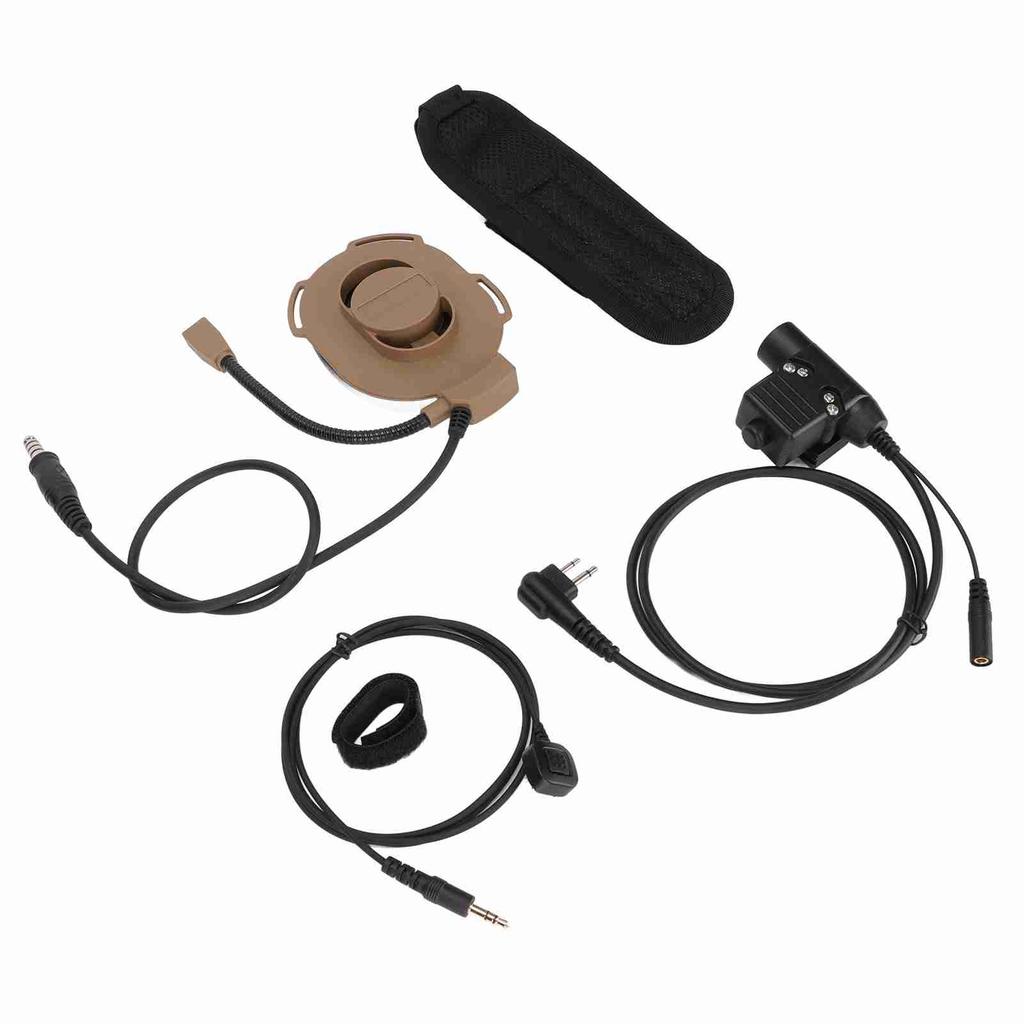 HD01 Motorcycle Helmet Headset Adjustable High Strengthy Portable Helmet Earpiece with PTT for