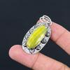 Daughters Day Deal Sterling Silver Oval Natural Bumblebee Jasper Sister Pendant