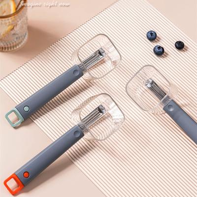 Kitchen Small Tool Stainless Steel Single Head Peeler Vegetable and Fruit Long Handle Creative Peeler