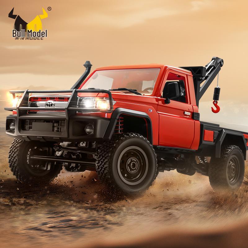 Toyota LC79 Pickup Truck RC Model: MN82s 4WD Off-Road Rock Crawler
