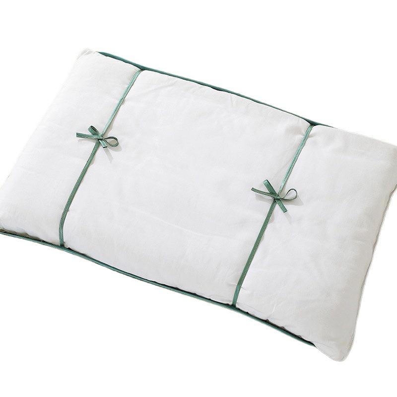 Breathable Summer Orchid Grass Pillow with Pillowcase - Natural Rush Mat for Adults