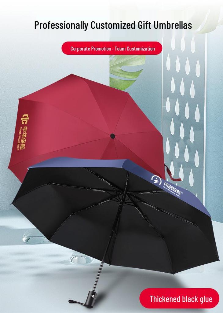 Luxury Business Gift Set: Insulated Cup, Umbrella, and Notebook with Custom Logo for Corporate Events