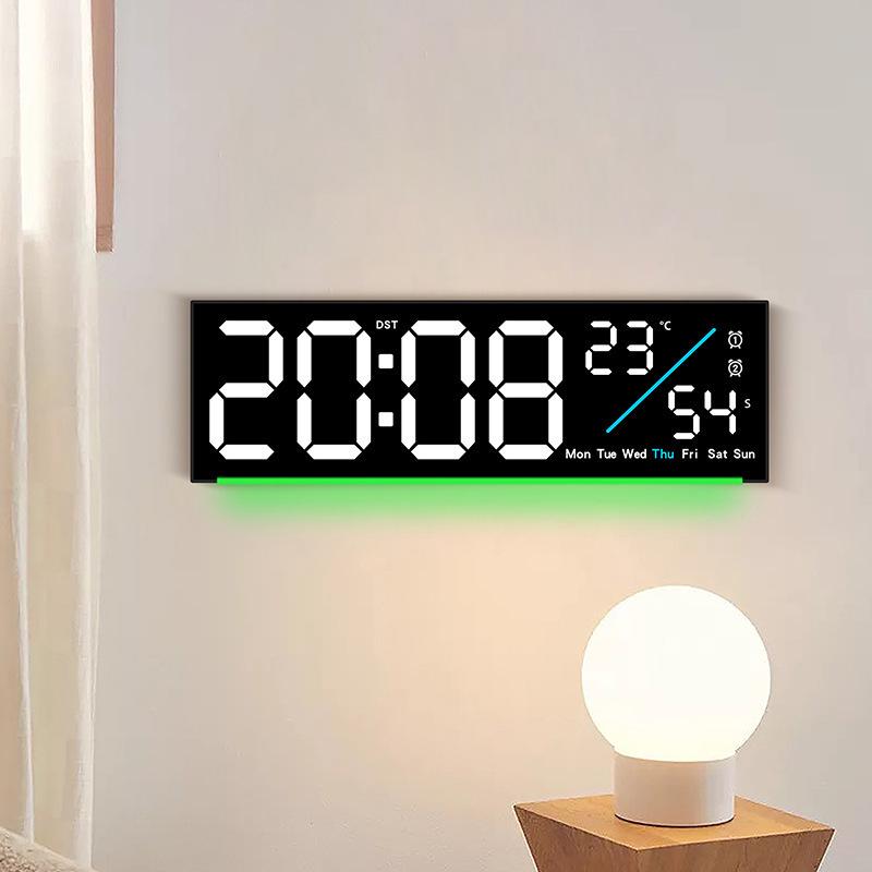 Multifunctional LED Digital Alarm Clock - Stylish Desktop & Living Room Dual Use 5527