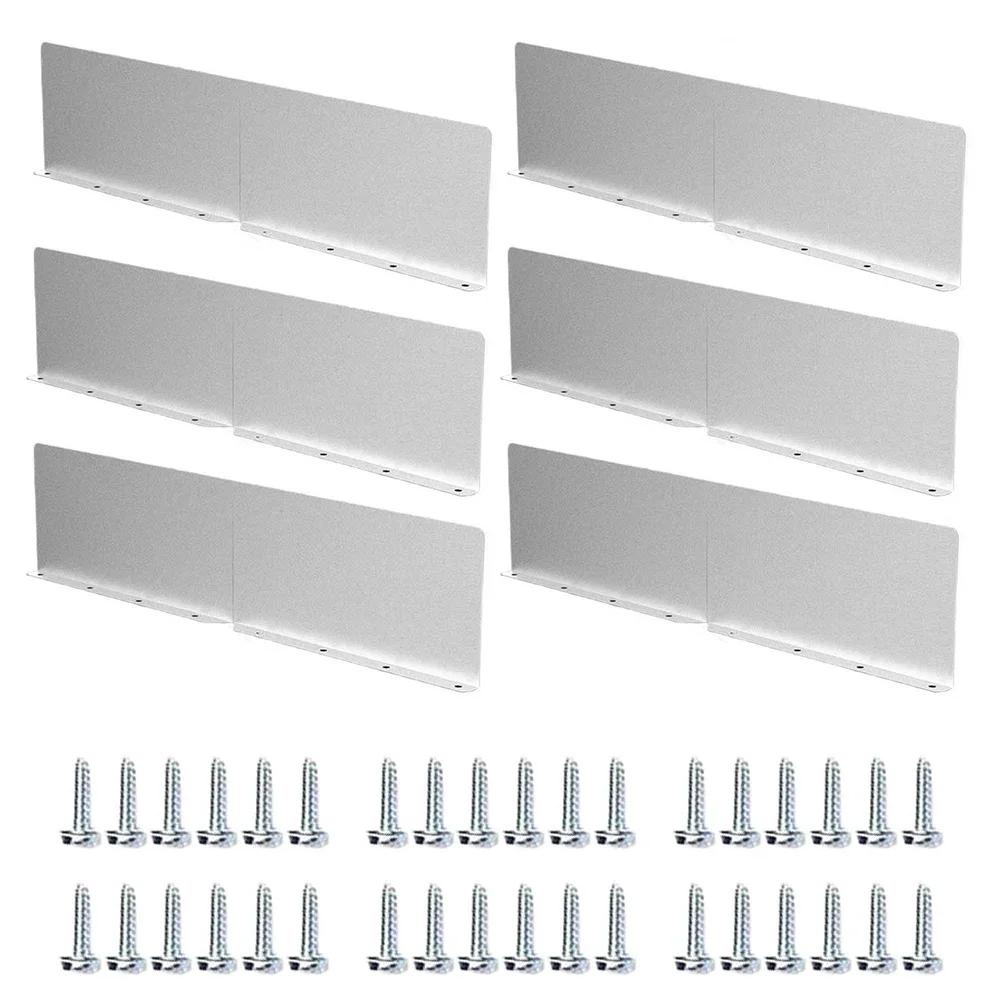 Roof and Gutter Aluminum Rainwater Deflectors Set with Baffle Plates for Controlled Water Flow and Enhanced Protection