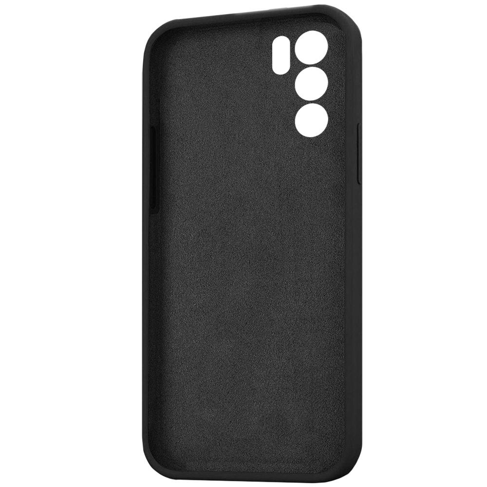 Case for Oppo Reno 6 5G, Silicone Lite, Black