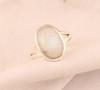 Solid 925 Sterling Silver Moonstone Gemstone Handmade Designer Birthstone Handmade Designer Boho Ring Statement Jewelry