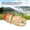 5PCS G1/2 Male Thread Misting Nozzle Brass Irrigation Nozzle Durable Spray Nozzle  Lawn Watering