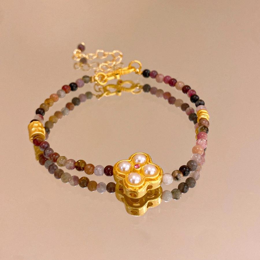 Crystal Butterfly Beaded Bracelet Women's Light Luxury Girlfriend Gift Birthday Bracelet High Value Student Party Exquisite Jewelry