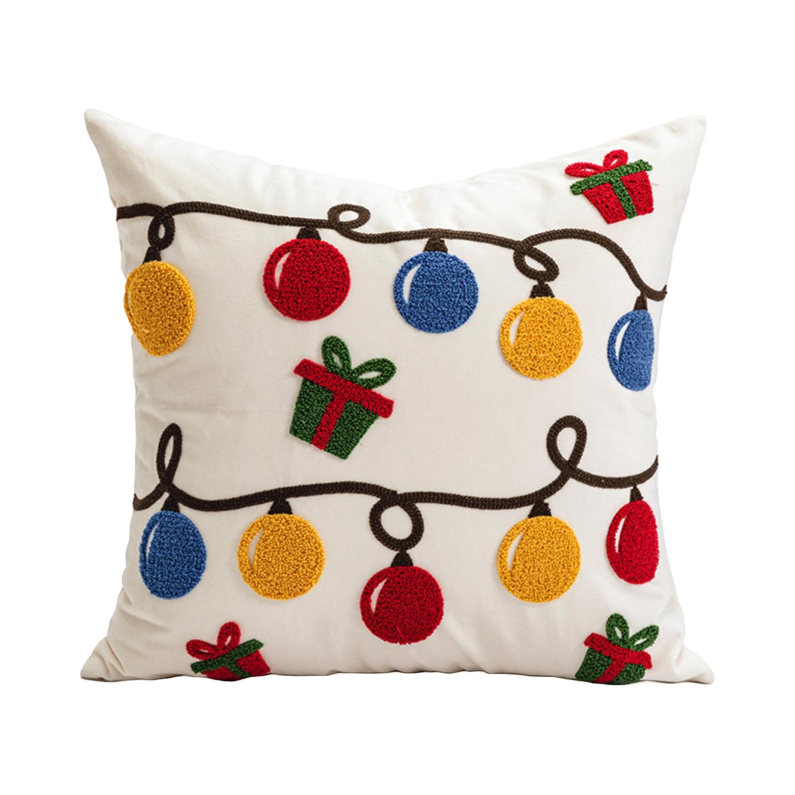 

Christmas Tufted Throw - A Festive Throw Pillow For Sofas, Living Rooms, And Airbnbs. One Size