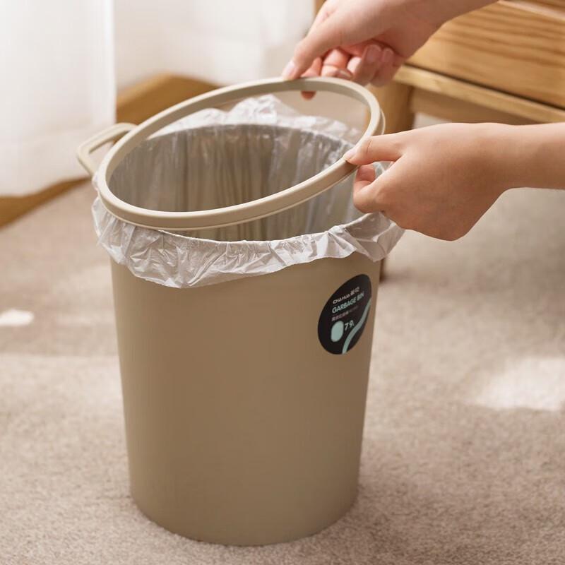 Camellia 1523 Large Household Press Ring Trash Can