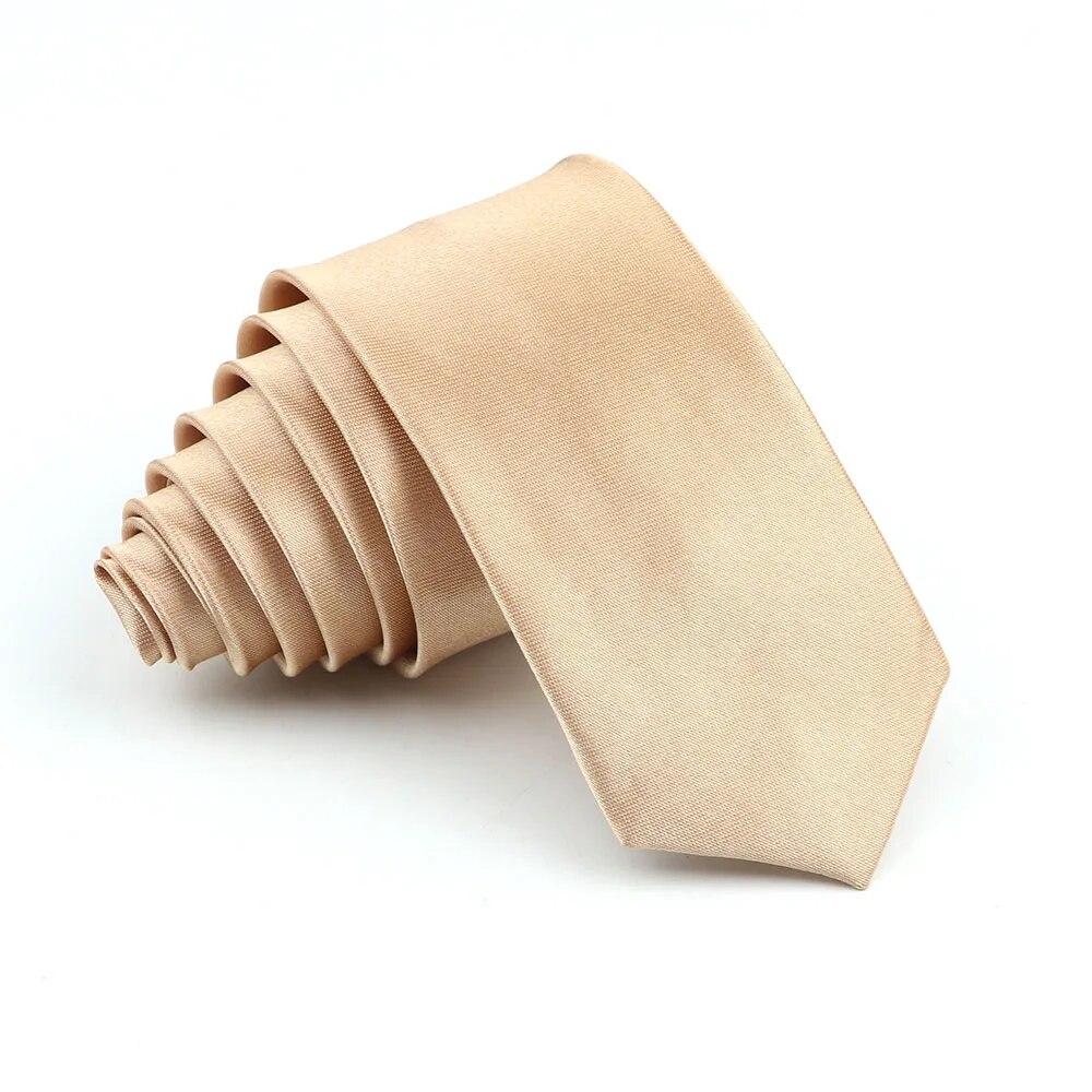 Cravate 5 cm, pour hommes, Angleterre, version étroite, décontracté, groupe de couleurs unies, couleur unie, cravate