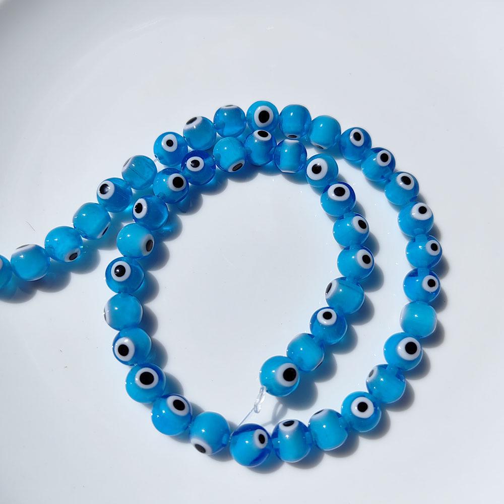 8mm Millefiori Devil Eye Glass Beads for DIY Bracelets & Necklaces