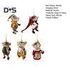 1/5Pcs Mouse Family Hanging Ornament Home Indoor Christmas Tree Car Rearview Mirror 2D Flat Acrylic Cartoon Rat Animal Hanging Decoration