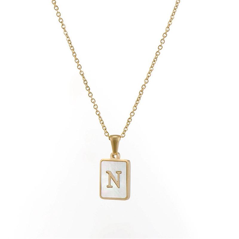 Pendant English Letters Chain Clavicle Necklace The Letter Necklace Accessories Creativity