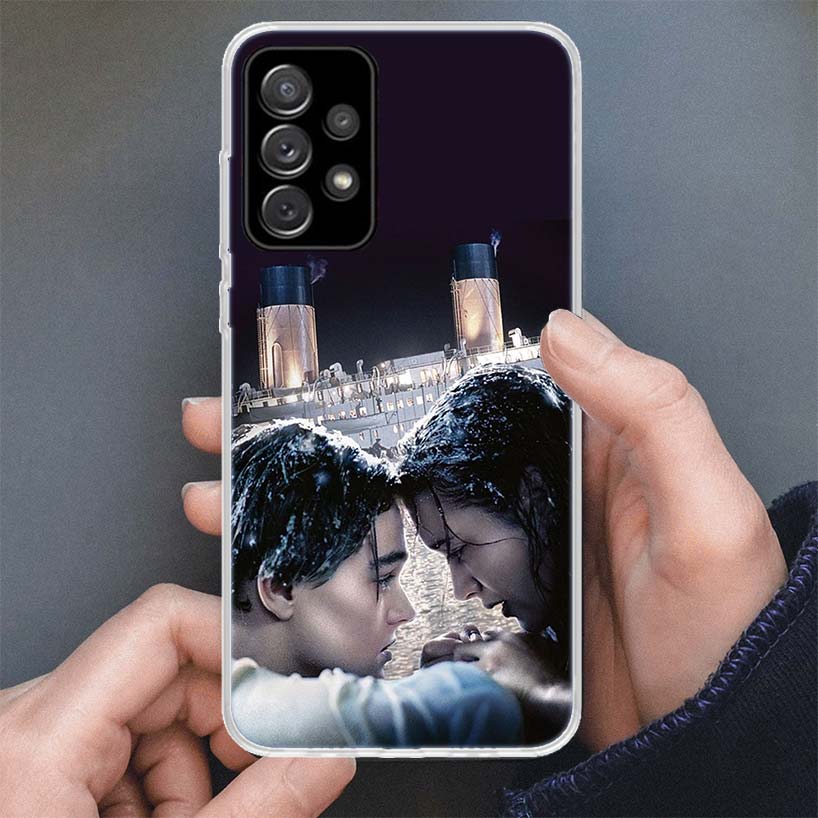 Titanic Movie Rose Jack Phone Case For Samsung Galaxy A15 A55 A14 A54 A13 A53 A12 A52S A25 A24 A35 A34 A23 A33 A22 A32 A04S A03S