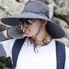 Detachable Hat Top Large Brim Sun Hat Foldable Sun Protection Hat Sports Fisherman Hat  Man