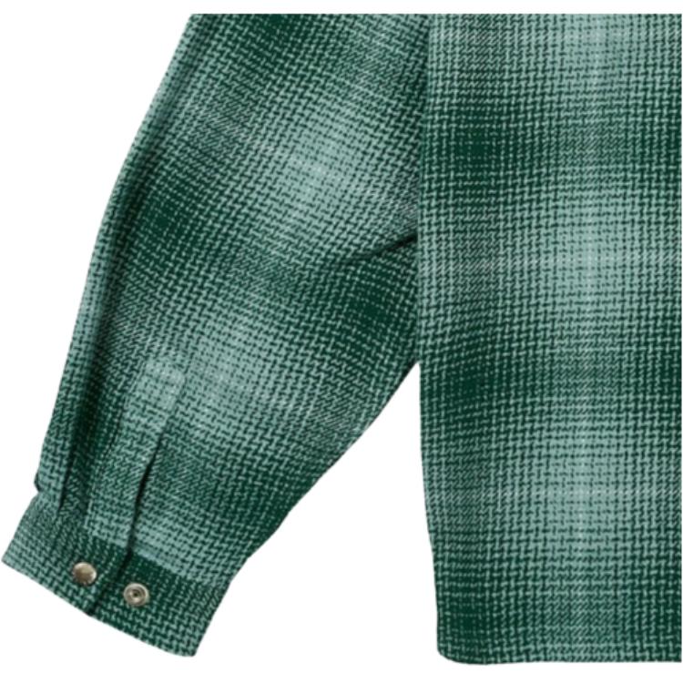 Palace Ghost Zip Shirt Green Unisex Tops P29SHT005
