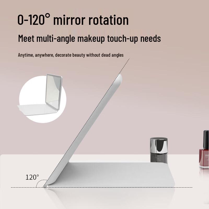 Meebordi LED Lighted Smart Makeup Mirror CN plug (adapter included)