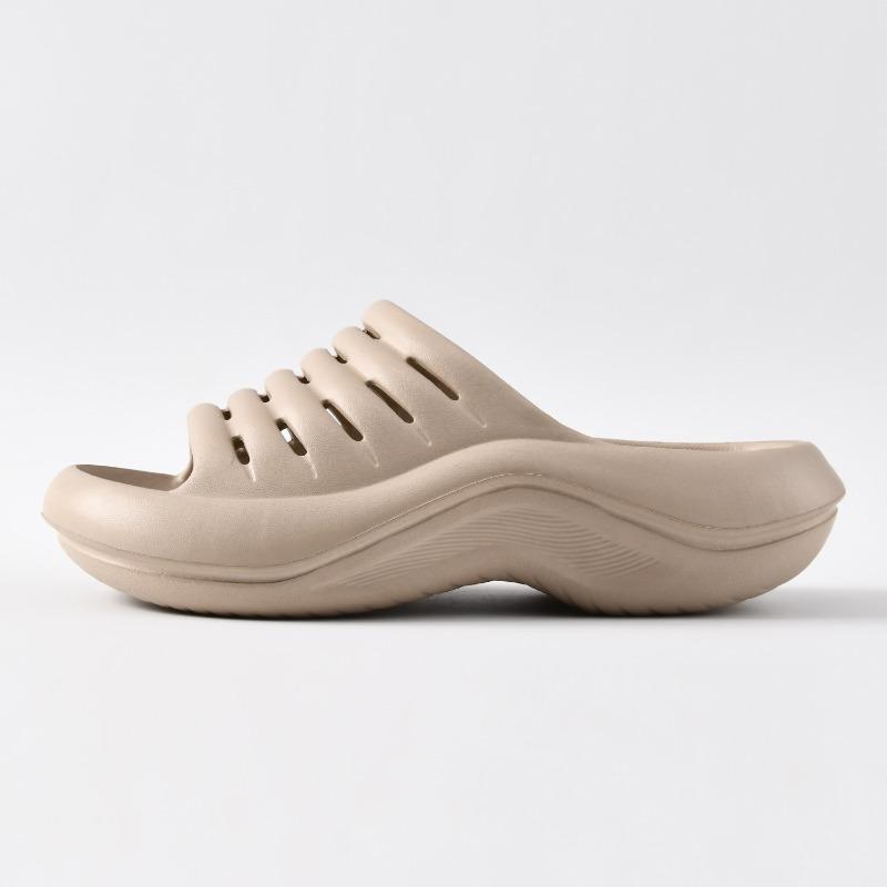 

Женские EVA тапочки лето новые повседневные на плоской подошве домашние ванные мужские и женские шлепанцы 40-41 хаки