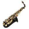 Saxophone Eb Alto Brass Carved Professional Orchestral Instrument with Maintenance ToolsBlack