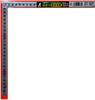 Shinwa Sokutei Curved Ruler, 50cm, Squared Back, Left-Handed, 10677