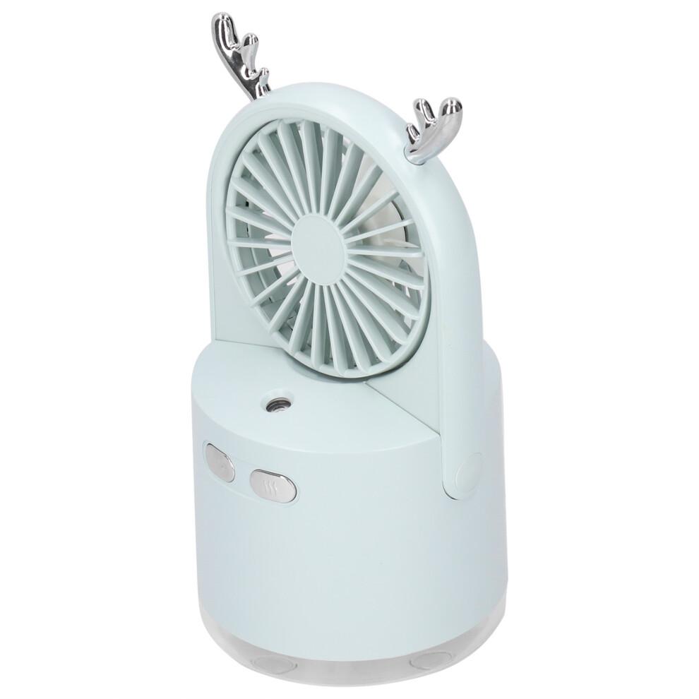 Ventilador de Água com Spray e Função de Vento Natural Simulada Ajuste Multi-Velocidade Portátil de Mão Umidificação de Longa Duração Para o Verão