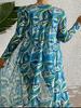 European & American Colorful Sheer Three-Piece Swimsuit Cover-Up Set with Sun Protection
